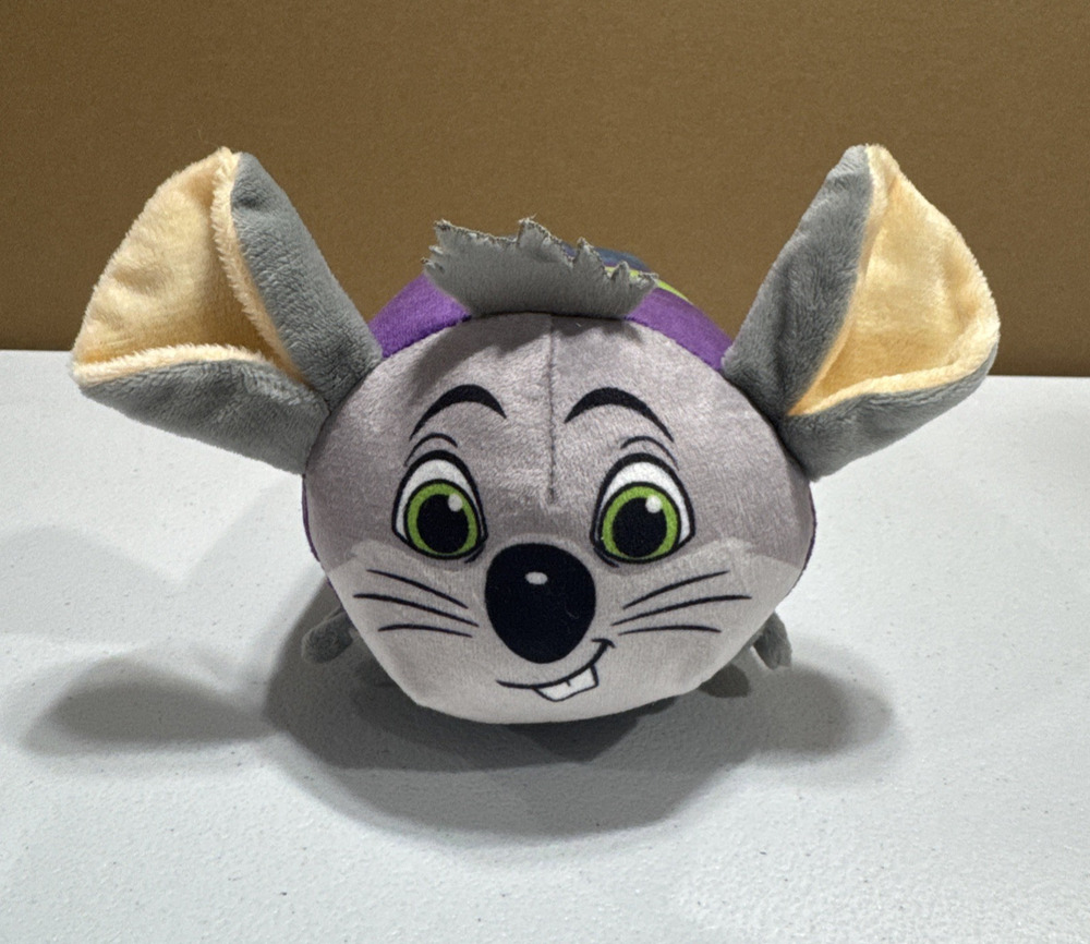 Chuck E Cheese Pizza Mouse 6” Plush Stuffed Animal Toy Chucky Plushie Doll Stack